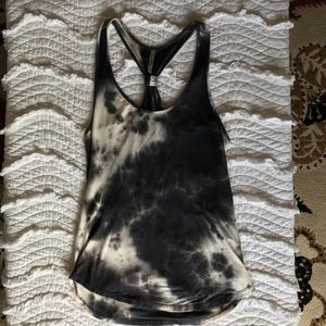 Color Threat tie dye Razorback tank top